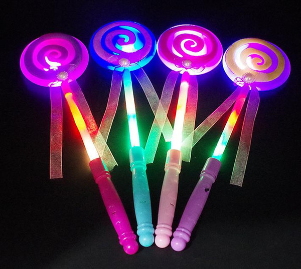 Lighting up flashing Lollipop wand LED glow stick Halloween Christmas Hen Club Party Accessory kids girl fancy dress props bag filler gift