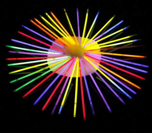 Multi Color Hot Glow Stick Bracelet Necklaces Party Flashing LED Light Stick Novelty Toy Concert Flashing Light Stick Novelty Toy A633