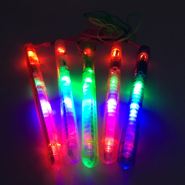 Summer Supply Random Colorful Flashing Wand LED Glow Light Up Stick Patrol Blinking Concert Party Favors