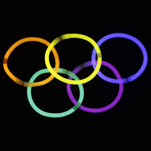 Multi Color Glow Stick Bracelet Necklaces Neon Party LED Flashing Light Stick Wand Novelty Toy LED Vocal Concert LED Flash Sticks 1lot HOT10