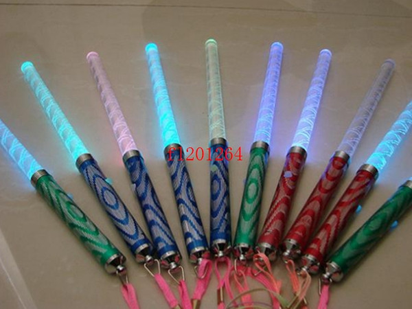 500pcs/lot 26x1.2cm Christmas multi color LED stick glow Wand For wedding party decration