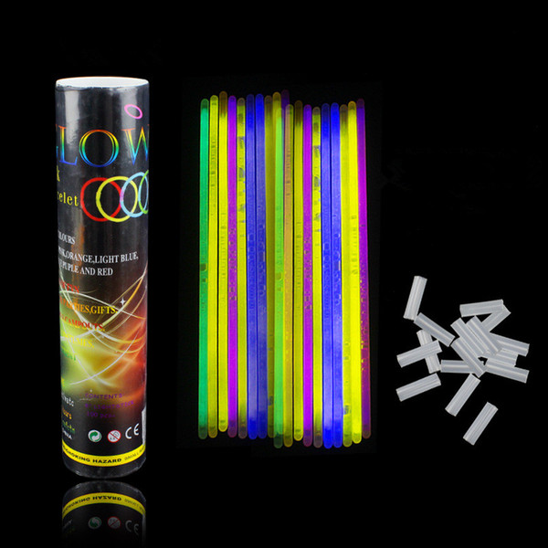 7.8''Multi Color Hot Glow Stick Bracelet Necklaces Neon Party LED Flashing Light Stick Wand Novelty Toy LED Vocal Concert LED Flash Sticks