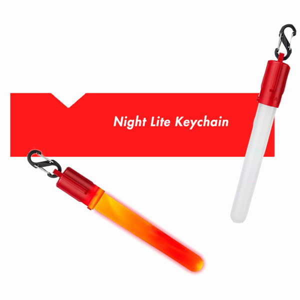 11.5cm Cool Night Lite Keychain good Children's gift 18s LED Glow stick Adult gift Led mini Ize Box Logo Light High quality