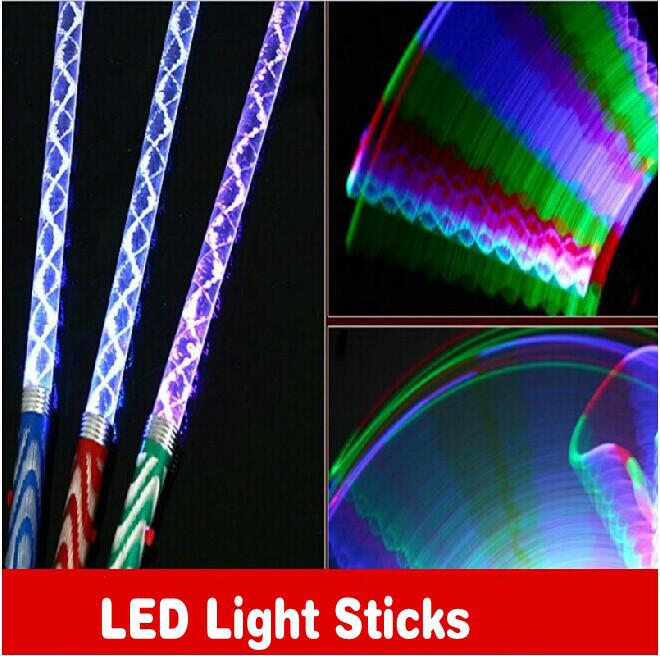 New Popular LED Cheer Glow Sticks Colorful Changed Flash Wand For Kids Toys Christmas Concert Birthday Party Supplies