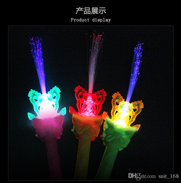 Fiber optic glow stick Flash stick light sticks stick concert glow stick Christmas party atmosphere decorative props