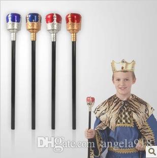 2016 New Halloween Decoration King's Scepter Magic wand Egyptian Pharaoh Wand Party Holiday Supplies Free shipping E1552