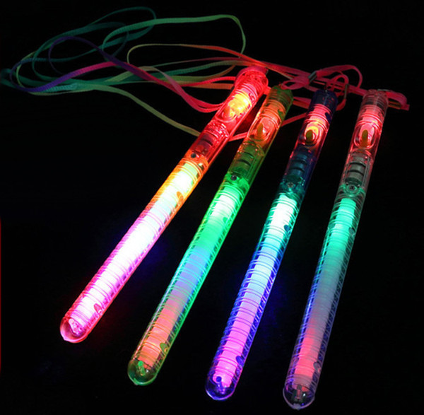 Colorful LED Flashing Glow Wand Light Sticks ,LED Flashing light up wand Birthday Christmas Party festival Camp novelty toys