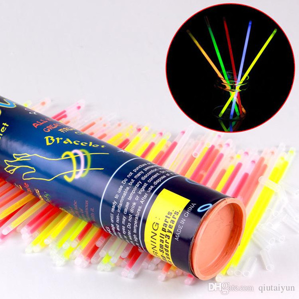 Multi Color Glow Stick Bracelet Necklaces Neon Party LED Flashing Light Stick Wand Novelty Toy LED Vocal Concert LED Flash Sticks 5000 HOT10