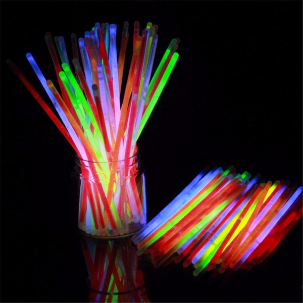 7.8''Multi Color Hot Glow Stick Bracelet Necklaces Neon Party LED Flashing Light Stick Wand Novelty Toy LED Vocal Concert LED Flash Sticks