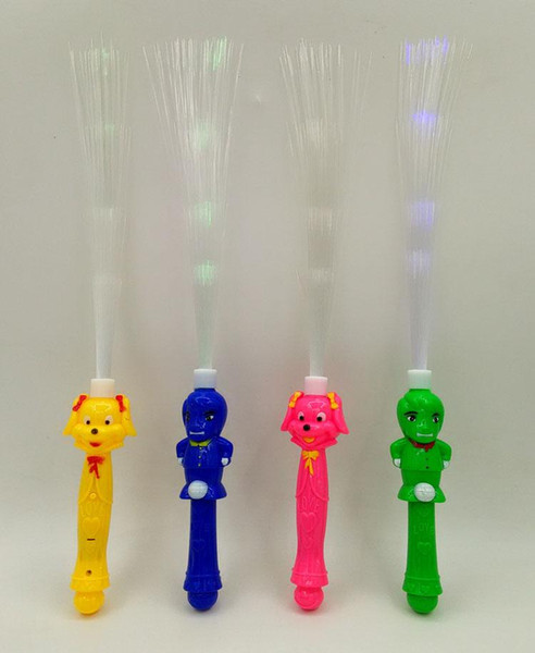 Hot spike counter fiber rods forest flash electronic stick hair cheer props / light sticks Flash Toys