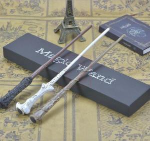 Harry Potter Light Up Wand Harley Hermione Lord Voldemort LED Magic Wand Halloween Cosplay Novelty Items LJJO6244