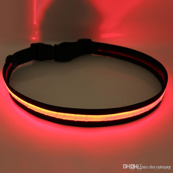 120mAh USB Charging LED Flat Optical Fiber Luminous Belt LED Optical Fiber Light-Emitting Luminous Waist Band LED Lamp With Luminous Belt