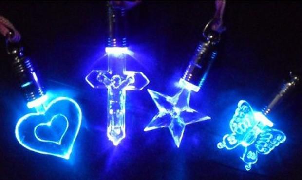 NOVELTY Flash LED necklace, lamp, light, decorations, reception, wedding party, christmas, festival,