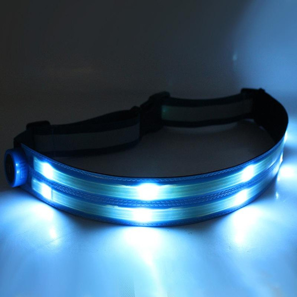 Night Riding LED Pants Suspender Elastic Belt Luminous Strap All-Match Clothing Decorative Lattice Belt Battery LED Lamp With Luminous Belts