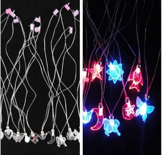 Electronic Toys Flash Led Necklace Light Up Glow Toy Decorations Wedding Festive Supplies 900pcs/lot YH959