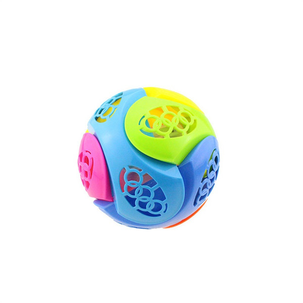 Assembling Dance Ball Children Puzzle Toys Flash Of Light Music LED Lighted Plastic DIY Hot Sale 4 7sc V