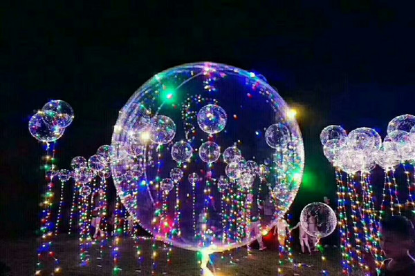 Luminous Balloon Led Transparent 3 Meters Balloon Flashing Wedding Party Decorations Holiday wedding Luminous Balloons Confession Balloon