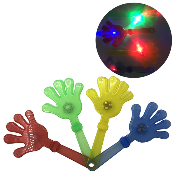 LED Flashing Hand Toy Led Light Palm Slap Night Party Glowing Clap Props Luminous Plam Noise Maker Concert Bar Supplies