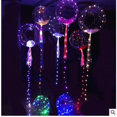 Transparent Balloon LED Light Balloons Wedding Xmas Party Lights Décor LED String Lights Balloon 3 Meters String Wedding Balloon