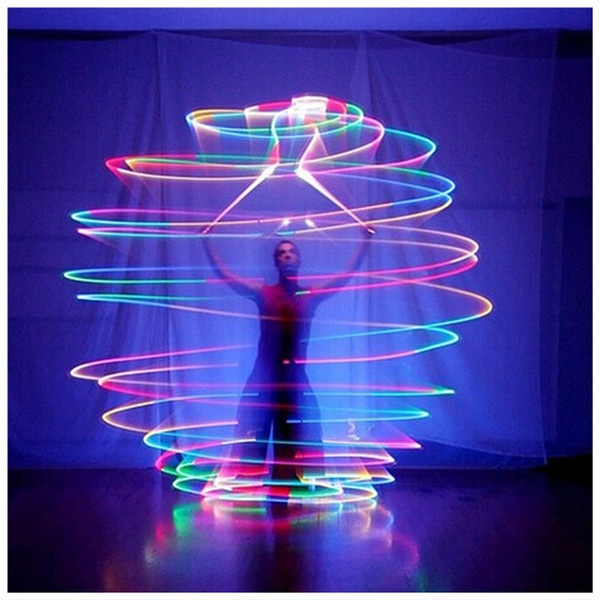 Pro LED colorful spot glow POI thrown balls Multi Color light up for belly dance hand props Swirling Lamp