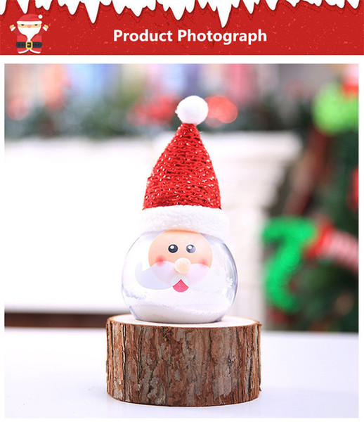 Hot sale Christmas decorations, lights, foam particles, Christmas balls, cartoon creation, new old people, snowman, Christmas tree decoratio