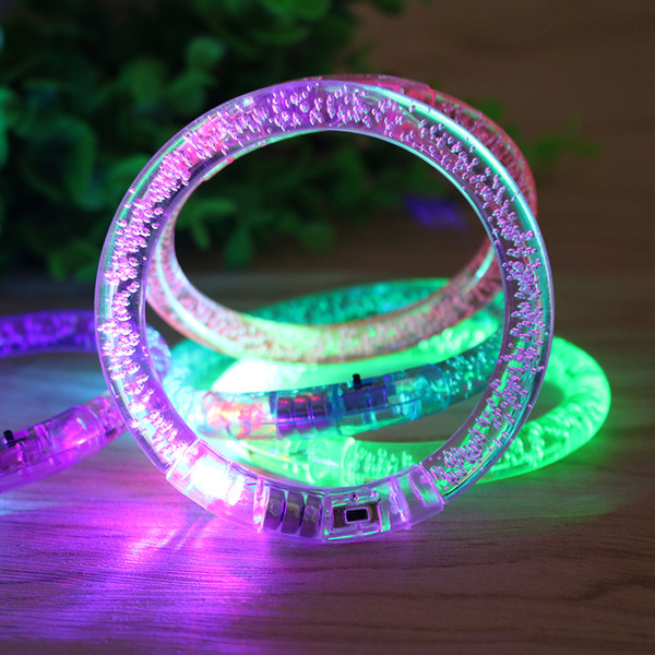 Flash bracelet LED light emitting electronic children's toys Colorful luminous bracelet bracelet