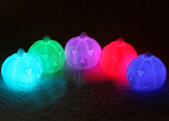 led light Colorful Pumpkin Night Light nightlights led lights led lighting Luminous