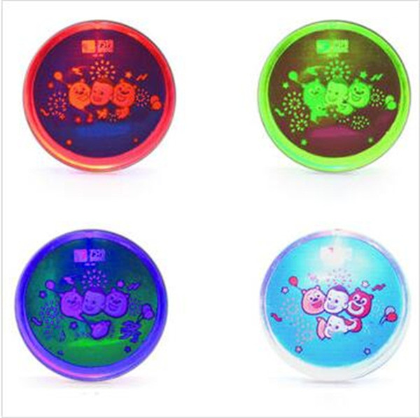 Light up Brooch Pins Patter Can be Printed Flashing Party Toys Novel LED Promotion Gifts Logo Can be Customized For Festival Birthday