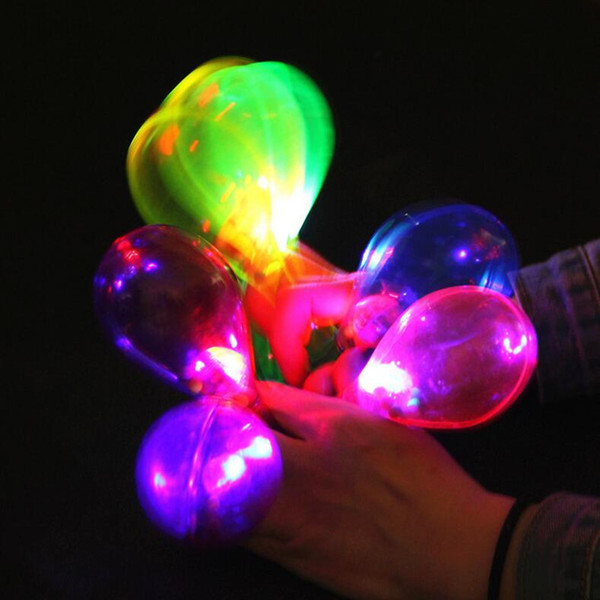 LED Flashing Glowing Maracas Kids Light-Up Toys Bar Concert KTV Cheer Props Party Supplies Wedding Favors Gift