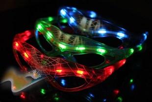 Very Cool LED Spiderman Glasses Flashing Glasses Light Party Glow Mask Christmas Halloween