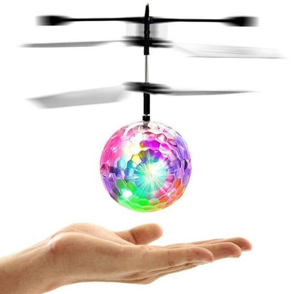 RC Flying Ball Toy RC Drone Helicopter Ball Built-in Shinning LED Lighting for Kids Teenagers Colorful Flyings Kids Toys