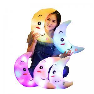 35cm Luminous Plush moon Pillow Doll cartoon Plush Toys LED Light Animal Valentine's Day kids Gift home decor Novelty Items FFA1467