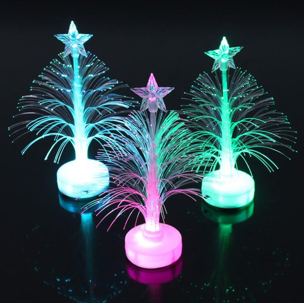 Colorful Christmas LED Fiber Optic Flower Optical LED Fiber Optic Flower Optical Lamp Small Light fibre Nightlight Holiday Lighting