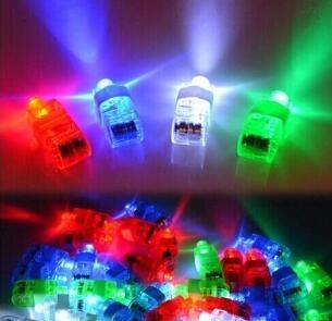 Led Finger Torch Ring Gift Lights Glow Laser Finger Beam Led Flashing Ring Party Flash Kid Toys 4 colors