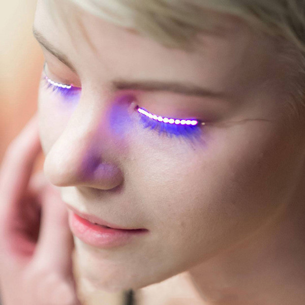 Carnival Luminous Eyelash LED Eyelash False Eyelashes LED Lighted Toys For Christmas Halloween Best Price For You