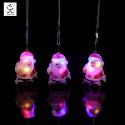 2016 New Arrivals Christams Plastic Santa claus LED light pendant Decorations Santa Claus Figure Festival Party Decoration LED Toys