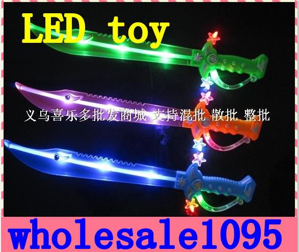 HOT NEW Children LED Toys Sword sound Baby good gifts 10PCS High quality