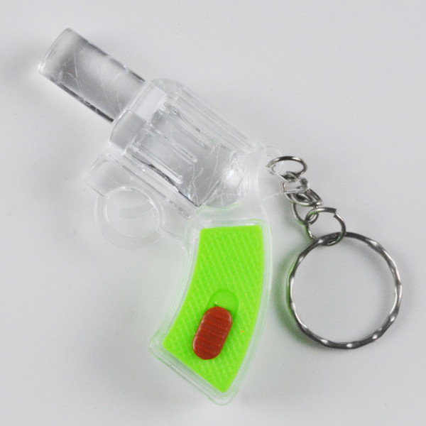 Direct manufacturers LED flash revolver hand electric mini gift giveaways Keychain