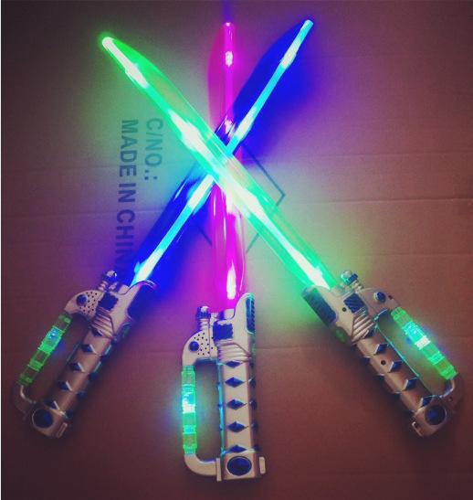 Infrared laser sword sword new star children's music flash music stall selling goods wholesale