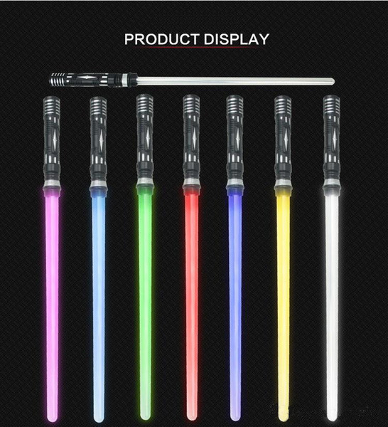 Hot new Lightsaber Sound Light Sword Toy Cosplay Props Kids Light Saber Toy Sword for Boys Christmas Gifts b989