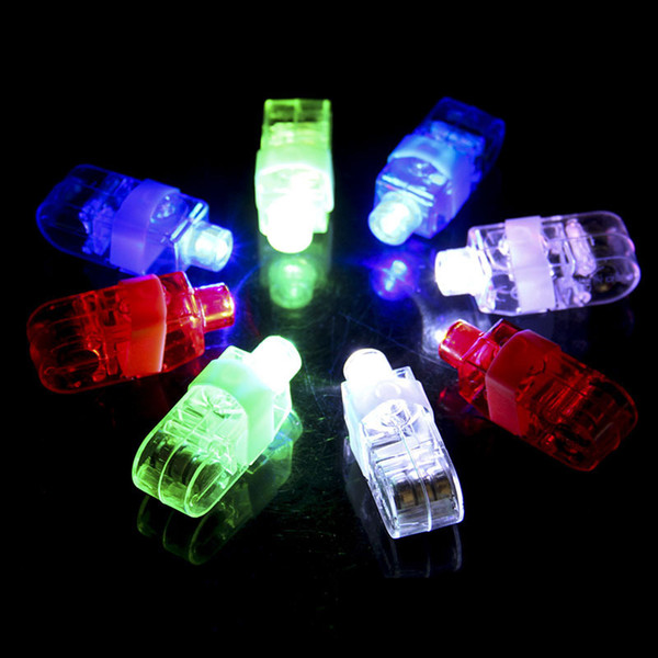 2017 HOT selling Dazzling Laser Fingers Beams LED Finger Lamp LED Finger Ring Party Flash Toys for christmas LED Lights Toys 