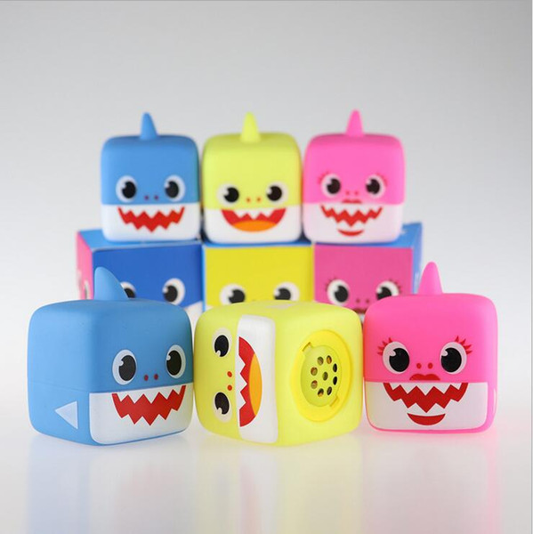 Updated Light Music Baby Shark Cute Animal rubber toy Baby Toy Singing Song Children LED Novelty Items