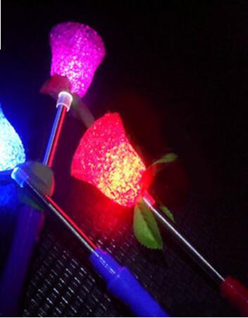 Rice lights particed spring light rice STICK simulation flash roses lights flower rice 120pcs/lot