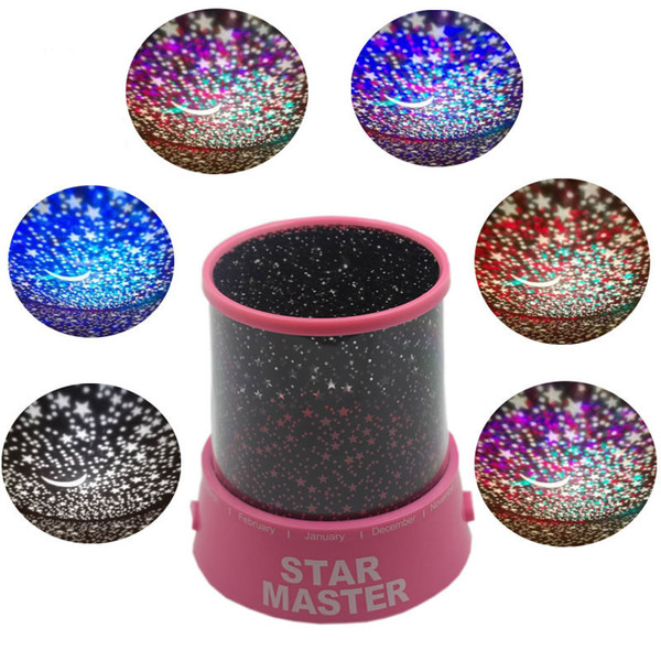 New Stars Sky LED Light Up Toys Projector Moon Novelty Toys Glow In The Dark For Baby Kid Children Sleeping Gift