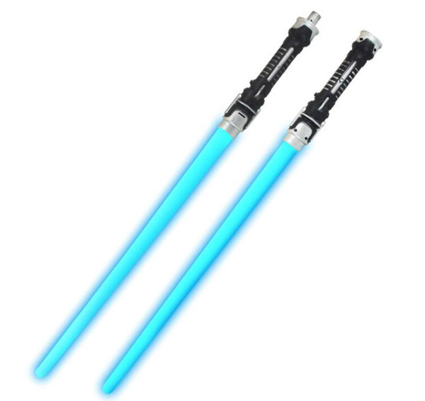 72Pair Wholesale Lots 2 in1 Kids Laser Light Sword Led Light saber with Sound Light up Wand Toys For Children Party Gift