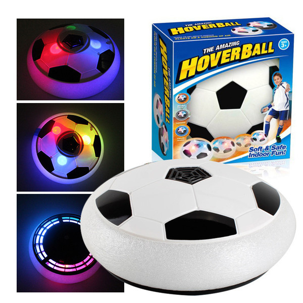 LED Hover Ball Indoor Magic Electric Air Soccer Training Suspension Football Game Kids Toy With Foam Bumpers J