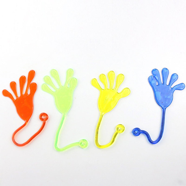 Squishy Novelty Middle Size Slime YOYO Sticky Hand Toys for Kids Party Supply Gift Sticky Jelly Stick Slap Squishy Hands Toy