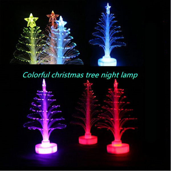 Baby Kids Toys 2018 Newest Originality Christmas Trees Colorful Led Luminous Fiber Christmas Trees Christmas Ornaments Toys Gifts DHL Freely