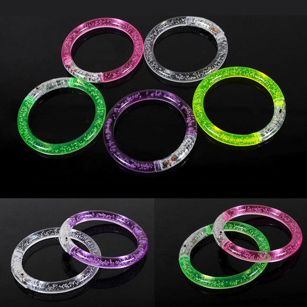 LED bracelet light up flashing Glowing bracelet Blinking Crystal bracelet Party Disco Christmas Gift