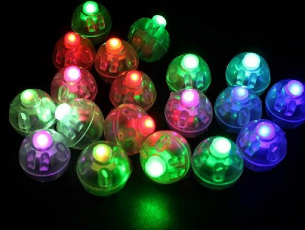 DHL Round shape mini LED ball Balloon light for Paper Lantern wedding christmas party decoration